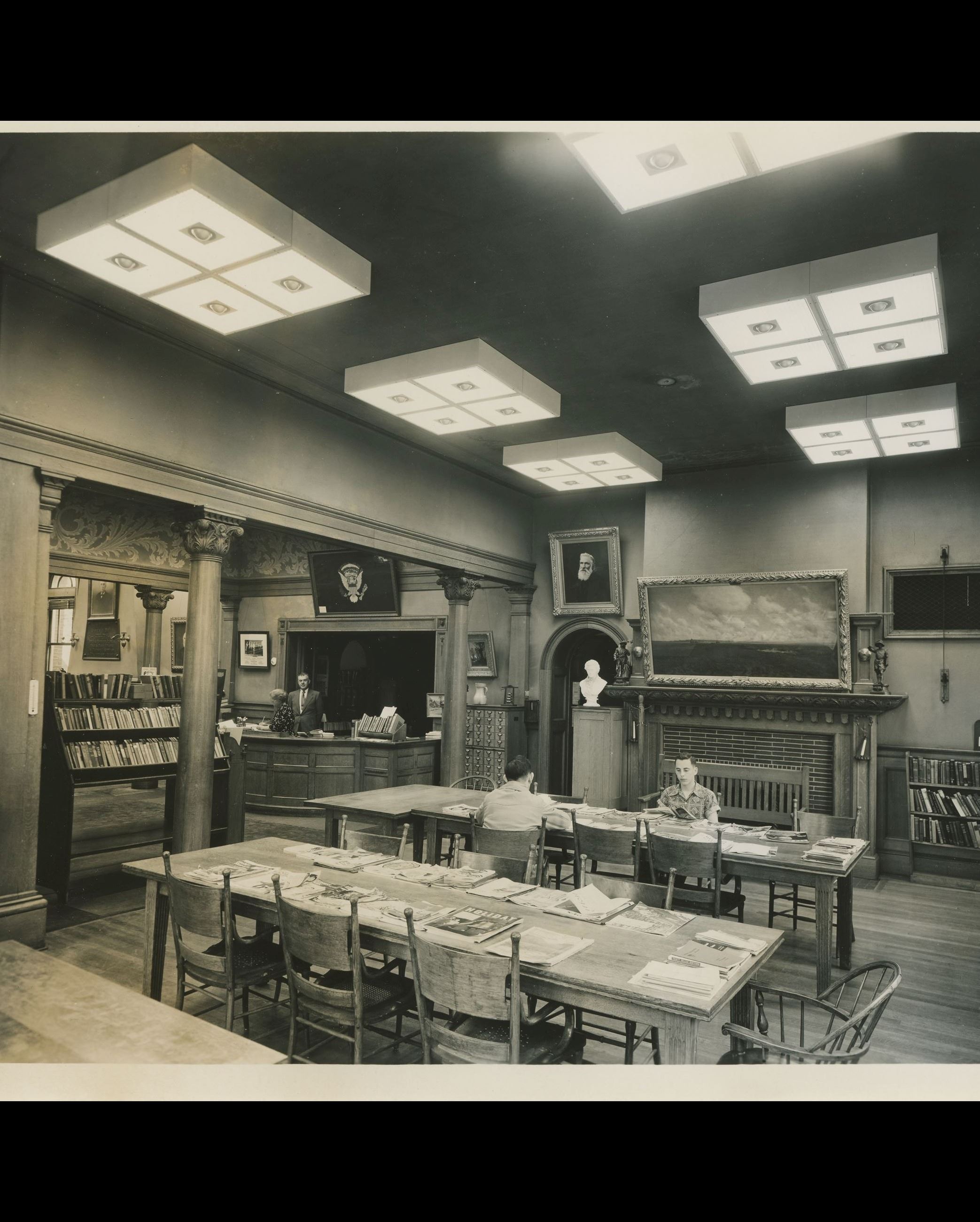 Library Interior Reading Room