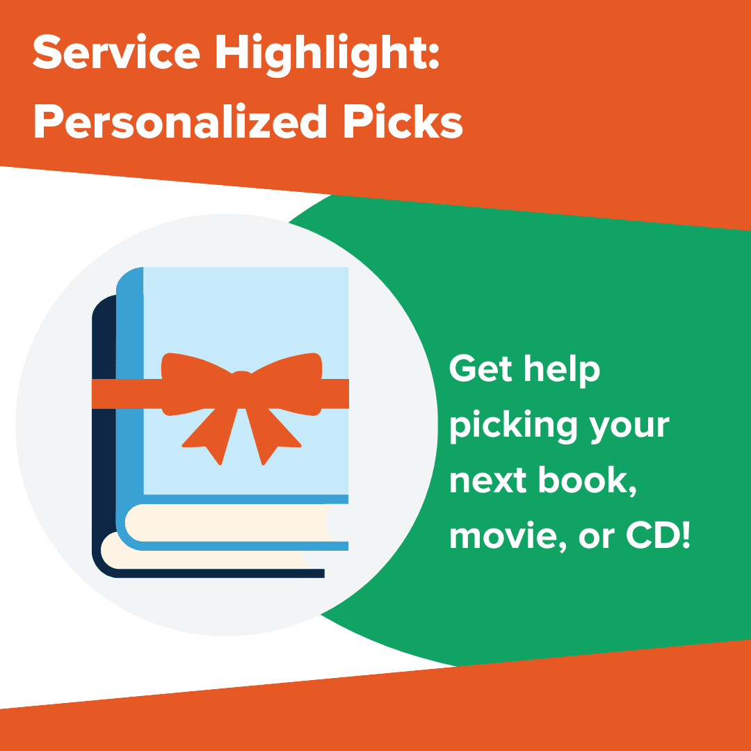 Personalized Picks logo (books tied with a ribbon)