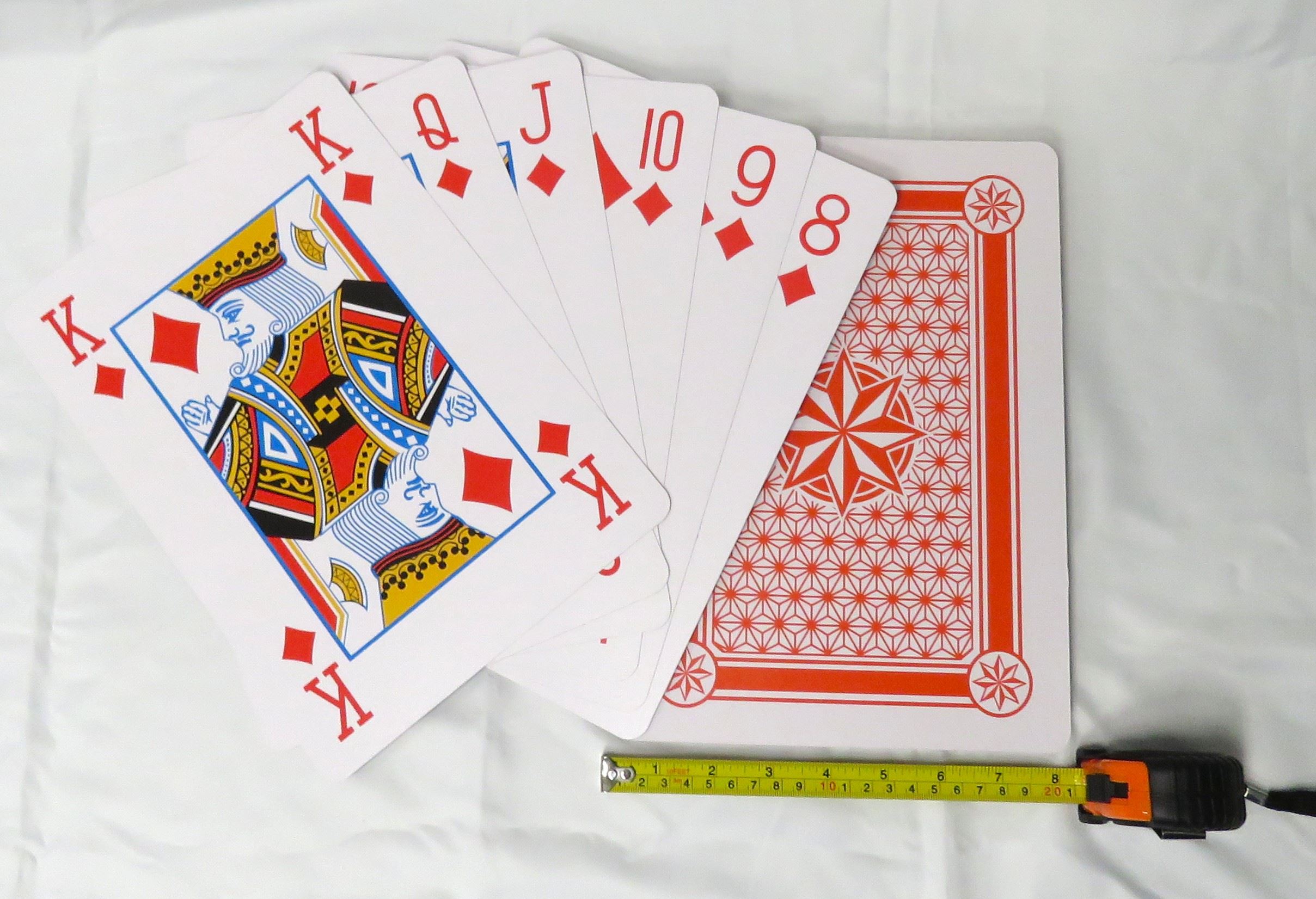 giant playing cards